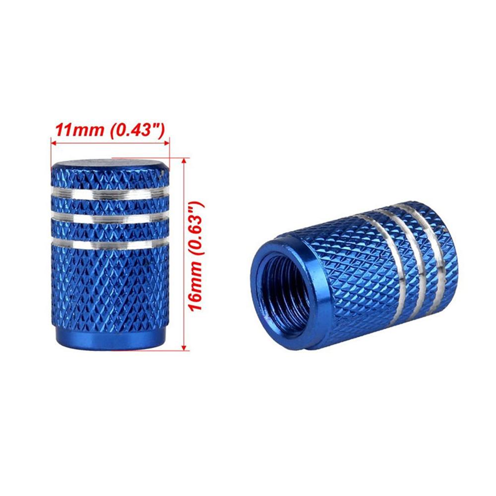 DSYCAR 4Pcs/Lot Universal Alu-Alloy Tire Valve Caps for Car Truck Motorcycle Bicycle Valve Stem Cover Tire Accessories Valve Stems 1
