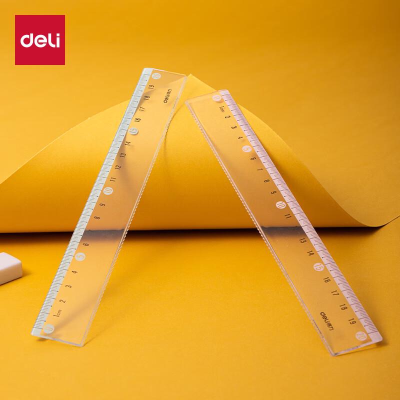 Deli 20cm Fashion Color Straight Ruler