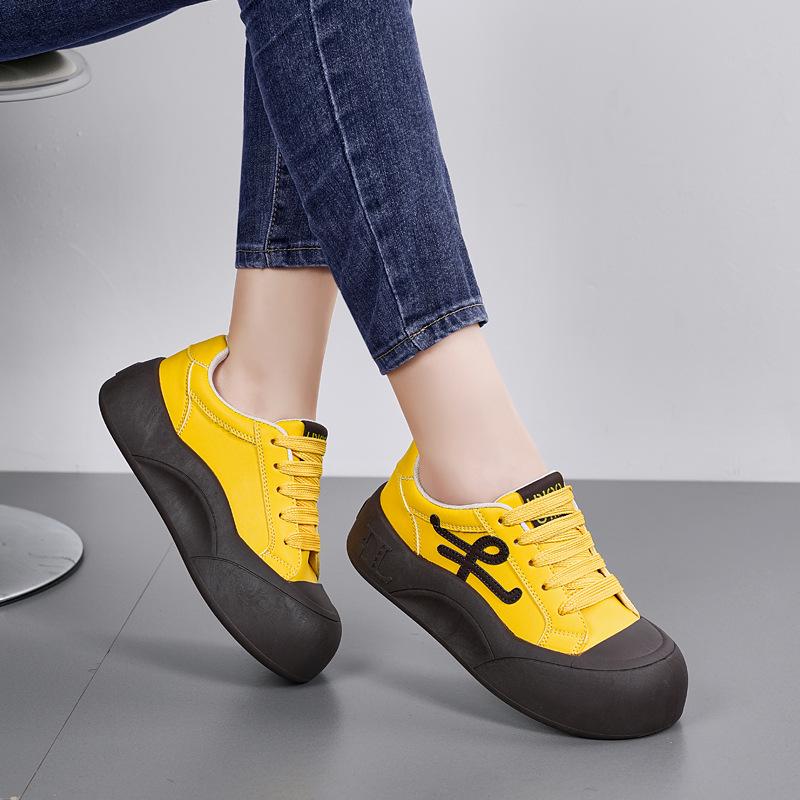 

2025 Женские туфли на толстой подошве большого размера - Повседневная осенняя мода 38