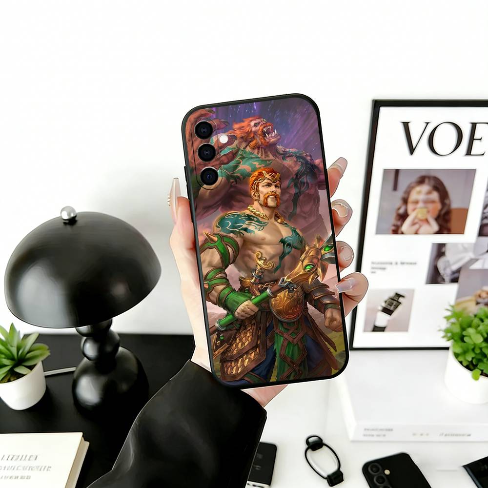 

S-Smite G-Game Phone Case Black Silicone Soft For Samsung Galaxy A73,A72,A71,A70,A53,A52,A51 Samsung a11