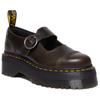 Dr. Martens Leather Fashion Round Toe Casual Shoes Women Shoes Brown 32018302