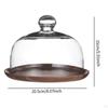 Cake Display Stand with Glass Cover for Desserts And Treats