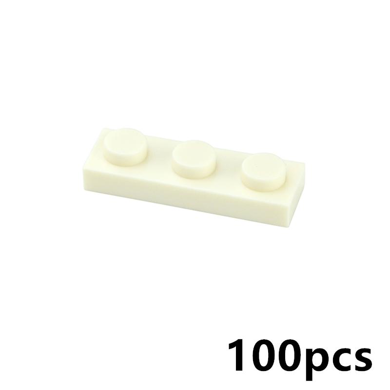 Works With Assembles Particles 3623 1x3 Foundation Plate Construction Blocks Narrow Figures Bricks Parts DIY Instructive Parts Playthings