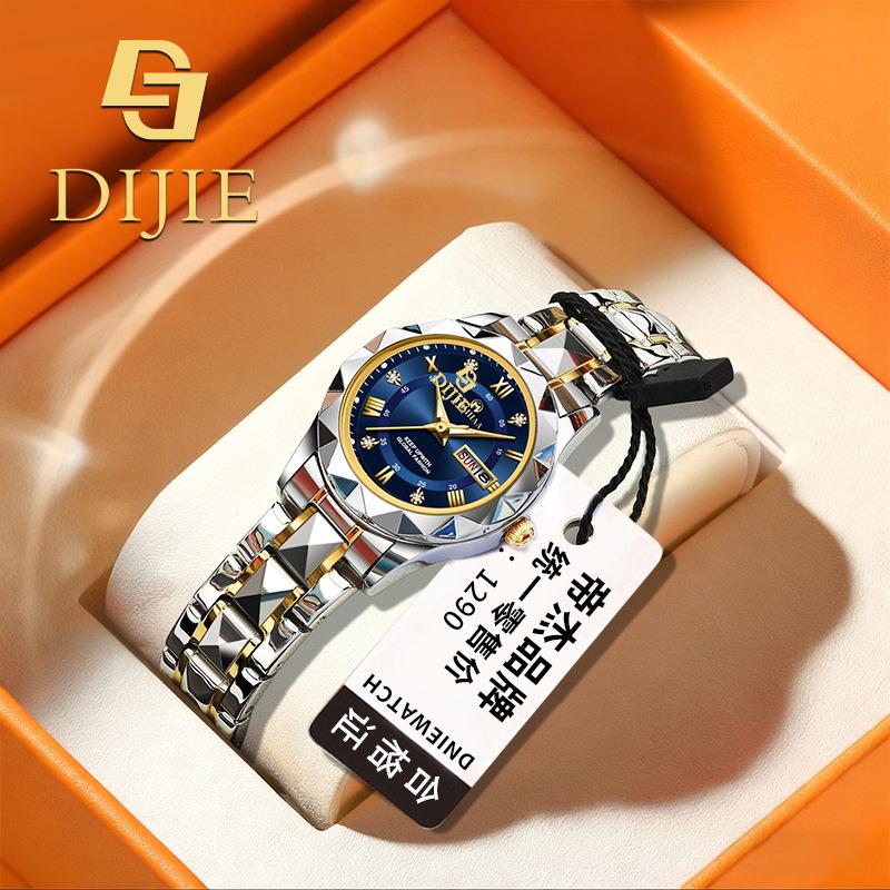 Spring Ladies Watch Light Luxury Business Fashion Double Calendar Luminous Quartz Watch