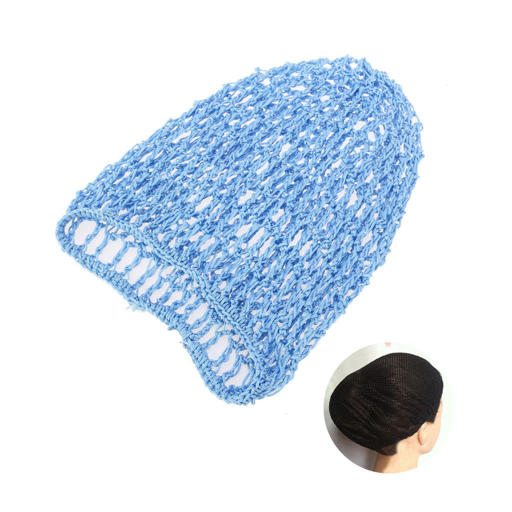 Hair Net Bands Snood Elastic Rayon Net Crochet Stretchy Hair Cover for Sleeping Victorian Women Black Hairnets