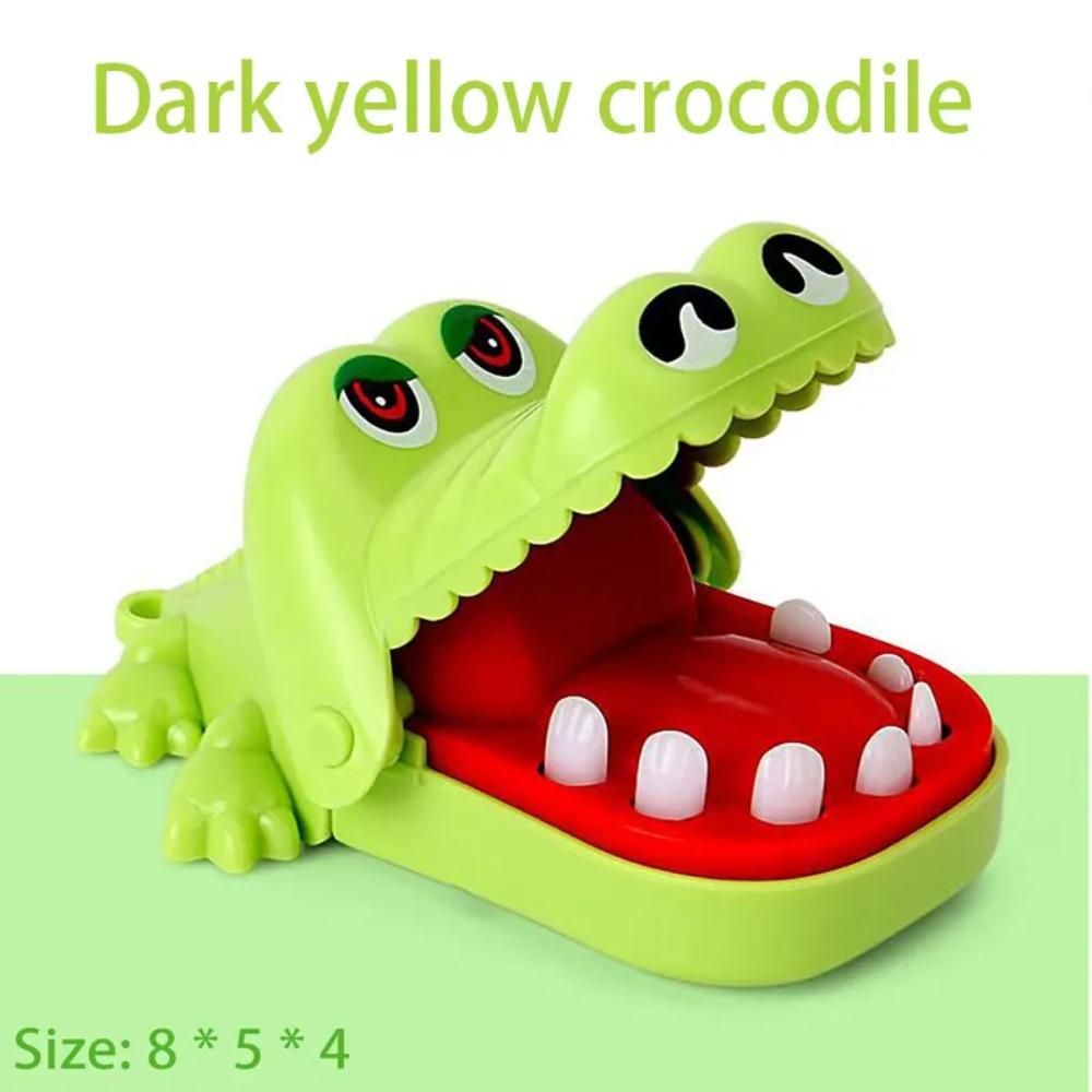 

Классическая игра «Крокодиловые зубы», мини-игра из АБС-пластика «Крокодил кусает палец», семейная настольная игра для вечеринок, забавная игра, игрушечные аксессуары для подарка жёлтый