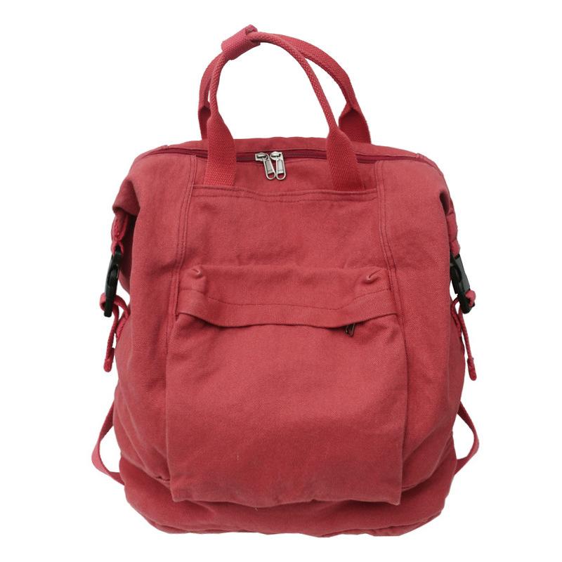 Casual Canvas Women Backpack Big Capacity Preppy Style School Bags for Teenagers Girls Travel Backpacks Mochilas Female Daypack