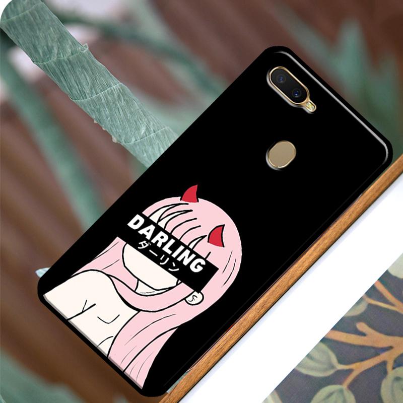 Zero Two Darling In the FranXX Anime Cover For OPPO A52 A72 A54 A74 A94 A1K A15 A83 A91 A5 A9 A31 A53 A53S A3S A5S Phone Case