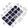 A78U 500PCS RC Car Screws Kit M3 Hex Screws Nut Shell Buckle RC Repair Tool Kit for 1/8 -1/16 Scale RC Cars