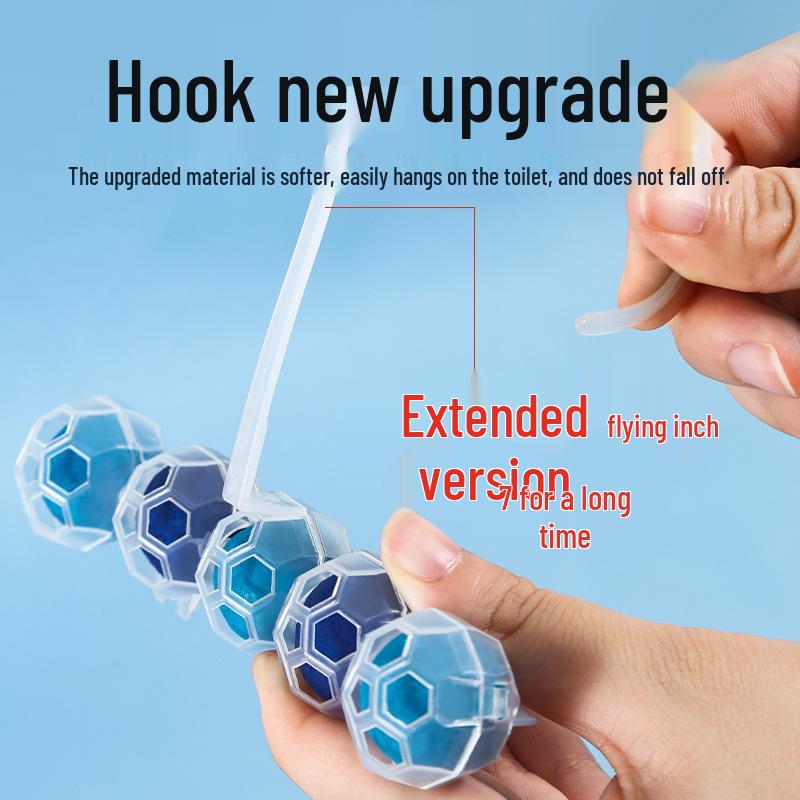 Fragrant Hanging Toilet Bowl Cleaner - Convenient Odor Removal and Deodorization for Bathrooms