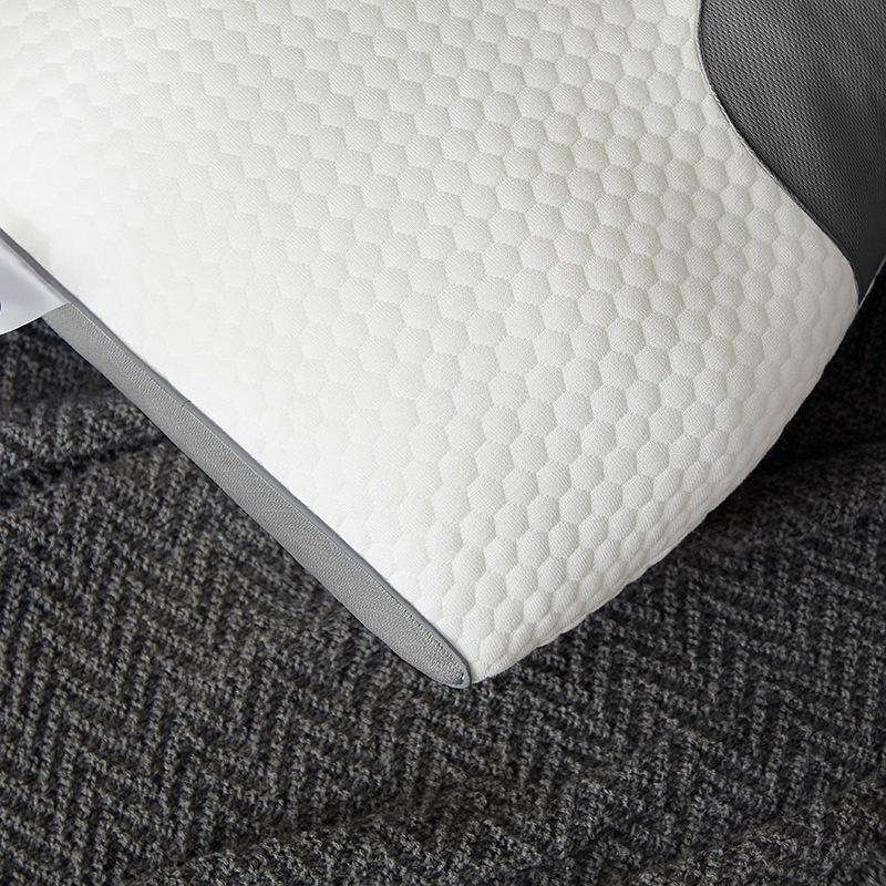 Gestricktes Tiefschlaf-Nackenstützkissen - Nicht kollabierender Kern für die Halswirbelsäule, Ideal für Erwachsene & Studenten