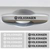 Voor Volkswagen 4 stuks Auto Deurhendel Stickers Band Achteruitkijkspiegel Decals Voor Volkswagen GTI R-Line Polo T5 Golf Passat Scirocco