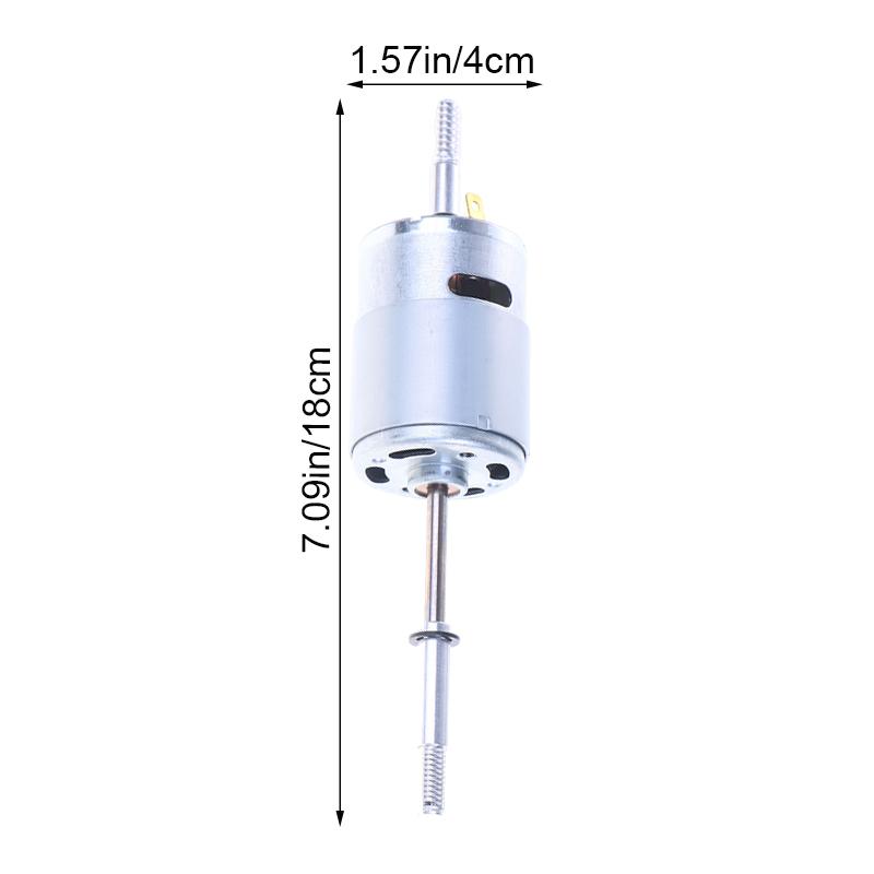 755 Dobbeltakset Motor DC 24V Universalmotor Reservedeler For Gressklipper Oppladbar Gressklipper Erstatter Elektrisk Motor