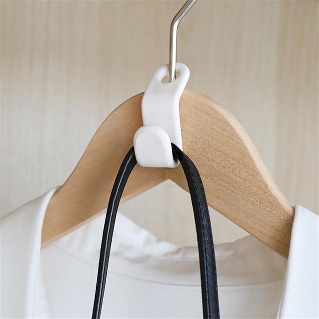 6Pcs Plastic Multilayer Hanger Connector Hook Household Space Saving Cascading Clothing Wardrobe Hanger