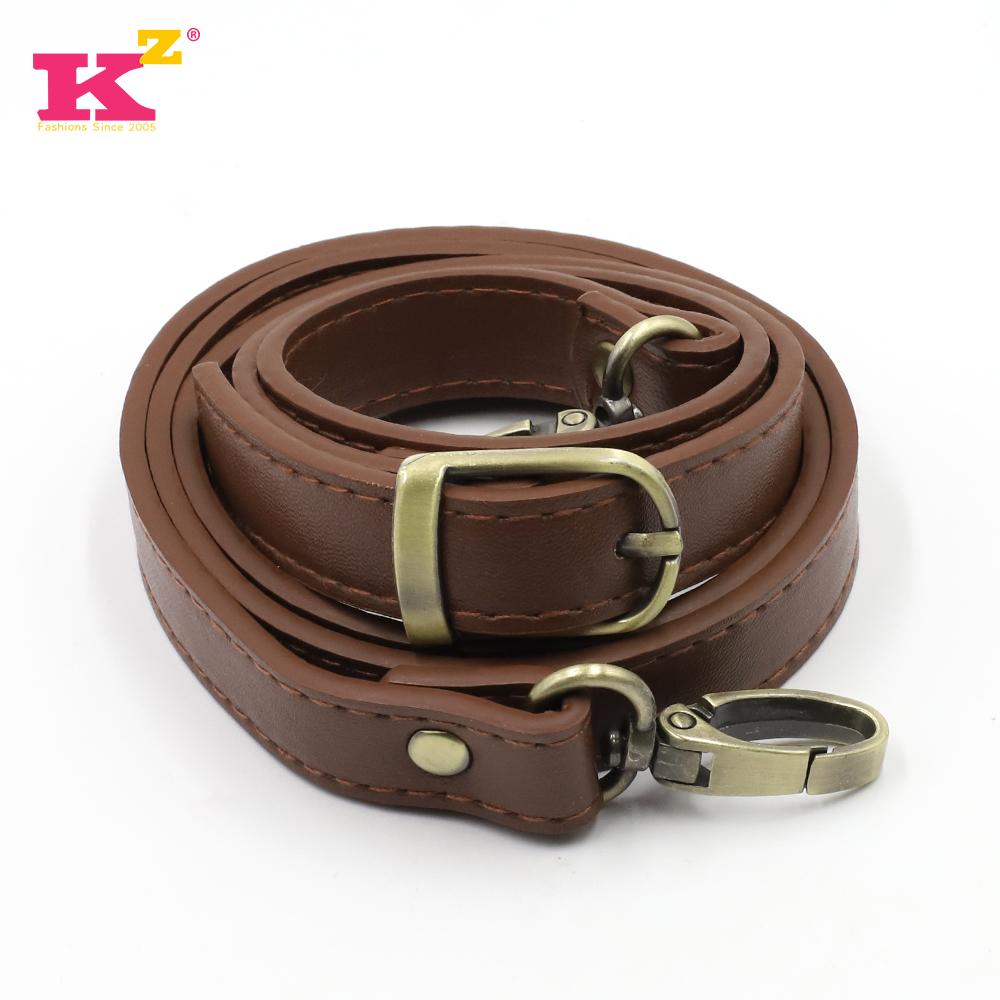 

110-120cm Adjustable Bag Strap Leather Bag Handle Strap Shoulder Crossbody Handbag Handle Replacement for DIY Accessories KZ0075 света кофе
