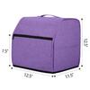 1PC Purple Overlock Sewing Machine Cover 600D Oxford Cloth 31*28*31cm Overlock Sewing Machine Cover With Storage Pockets Parts