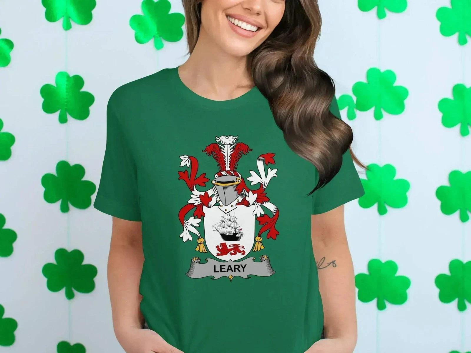 Historical Family Crest Design with Ship T-Shirt L