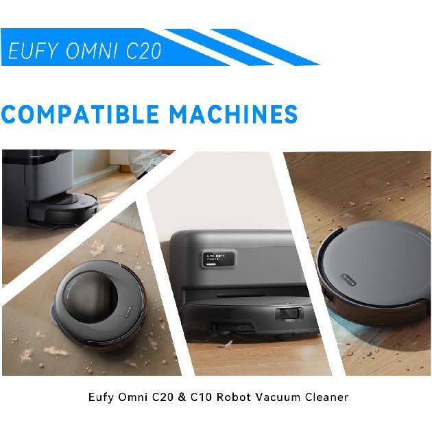 3400mAh Vacuum Battery Replacement for Eufy Omni C20 & C10 Robot Vacuum Cleaner C0914G with Tools