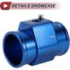 1 Set Car Water Coolant Temperature Sensor Adapter Joint Pipe Radiator Sensor Adaptor 40mm Blue