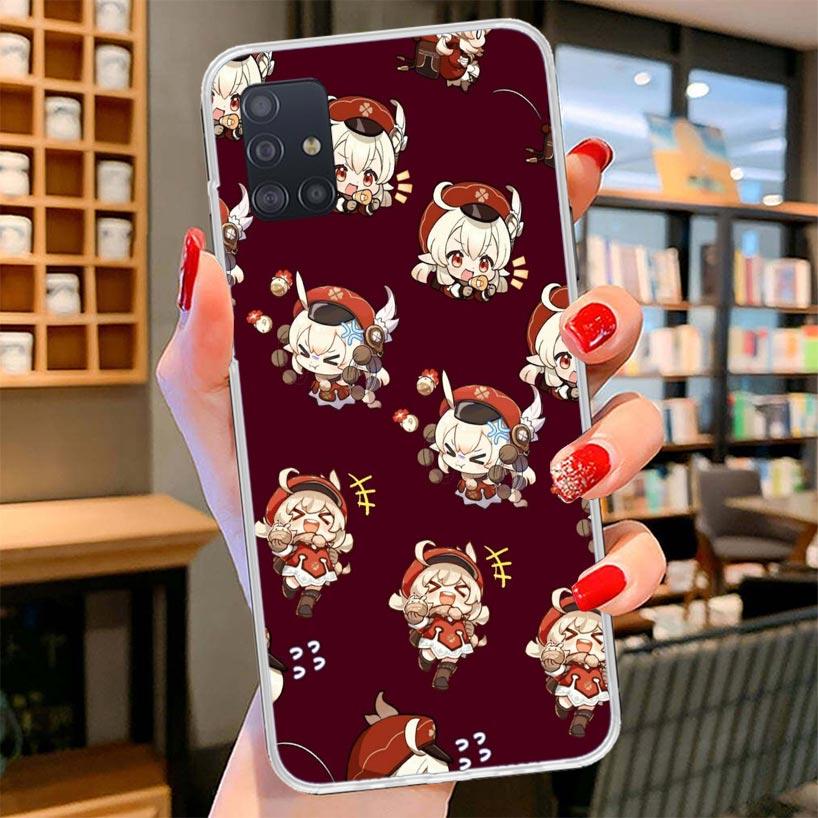 

Genshin Impact Klee Cover Phone Case For Samsung Galaxy A12 A22 A32 A52 A72 A02S Phone Case Note 20 Ultra 10 S10 Plus A51 A71 A5 Samsung A31