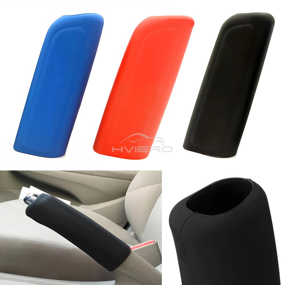 Automotive Handbrake Set Silicone Odor Free Wave Washable Cover Anti Slip Wear Resistant Sheath Parking Brake Universal Tools