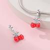 Fit Qikaola Original Bracelets Fashion Durian Cherry Watermelon Banana Fruit Copper Charms Beads Diy Birthday Jewelry Gifts