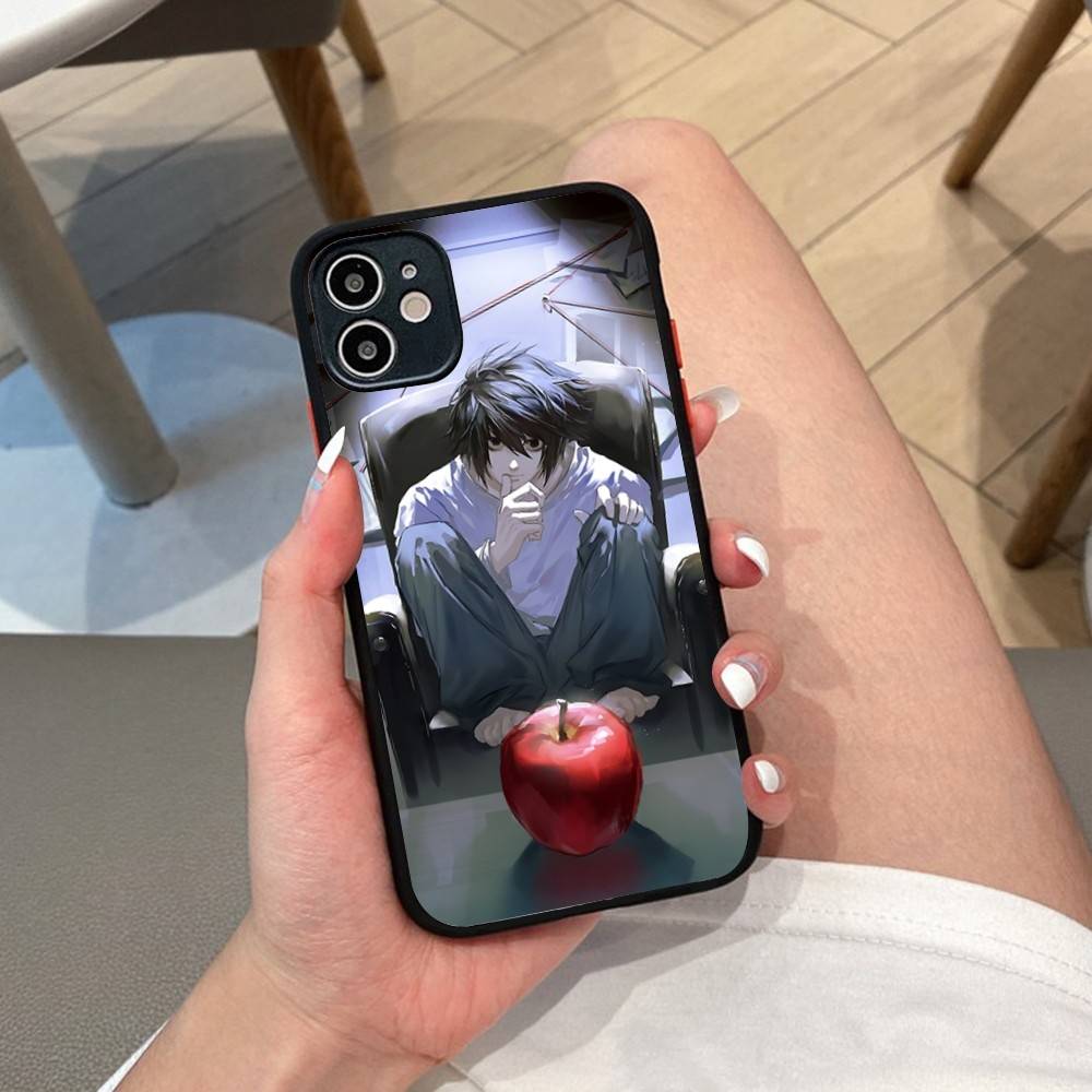 Anime Death Notes Phone Case For IPhone 16 15 14 X XR XS 7 8 Plus 11 12 13 Pro MAX 13mini Matte Shockproof Case