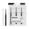 6-Pack U-Shaped Soft Bristle Orthodontic Toothbrushes for Teens & Adults