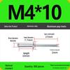 Aluminum Blind Rivets & Nuts - Black Round Head, Extended Shank, M4/M5/M6