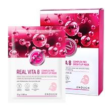 Real Vita Eight Complex Pro Bright Up Mask Pack