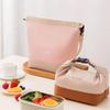 Portable Lunch Bag With Buckle Durable Insulated Lunch Box Tote Cooler Handbag Thermal Bento Pouch Food Carrier Shoulder Bags