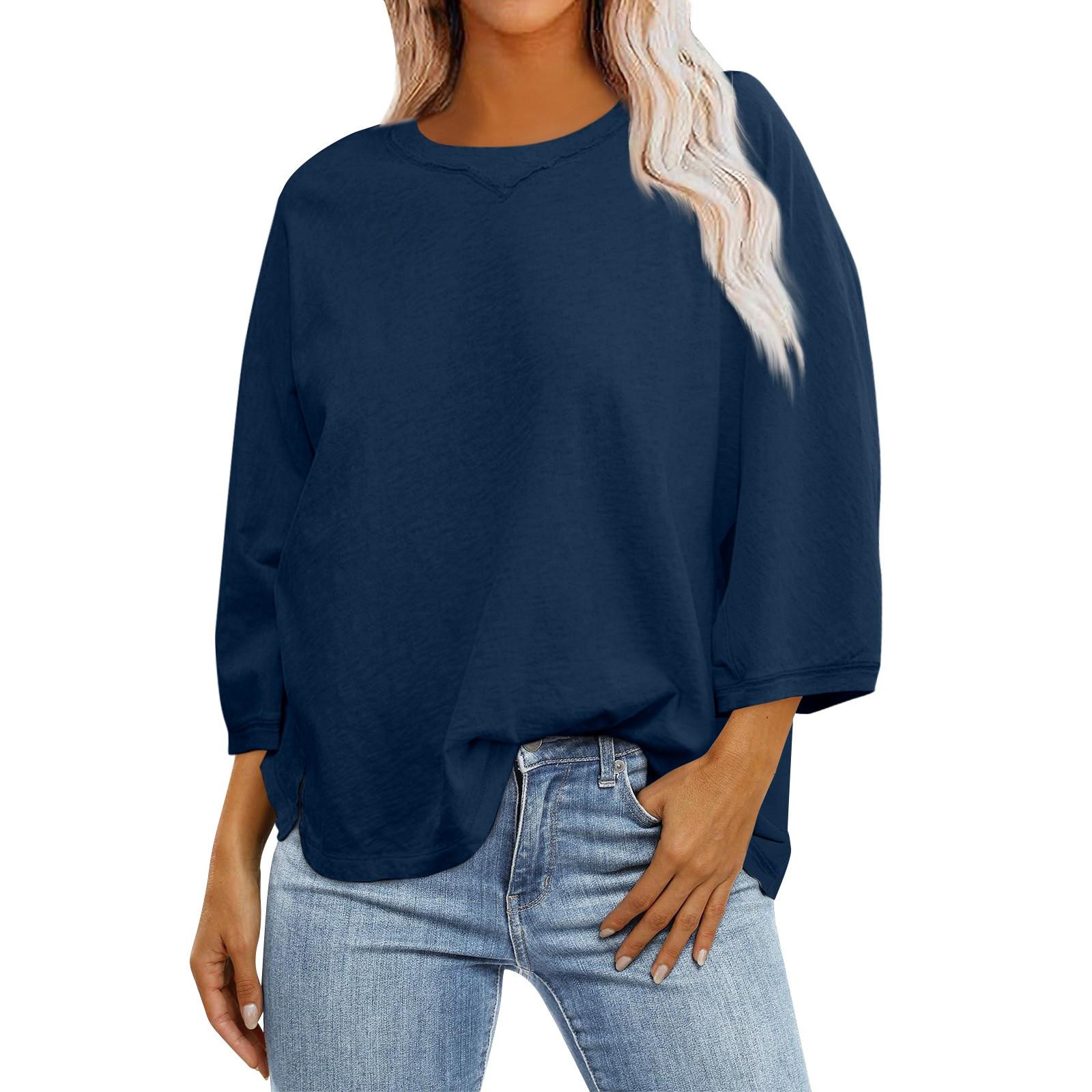 Футболка с пышным подолом на пуговицах — фото 8