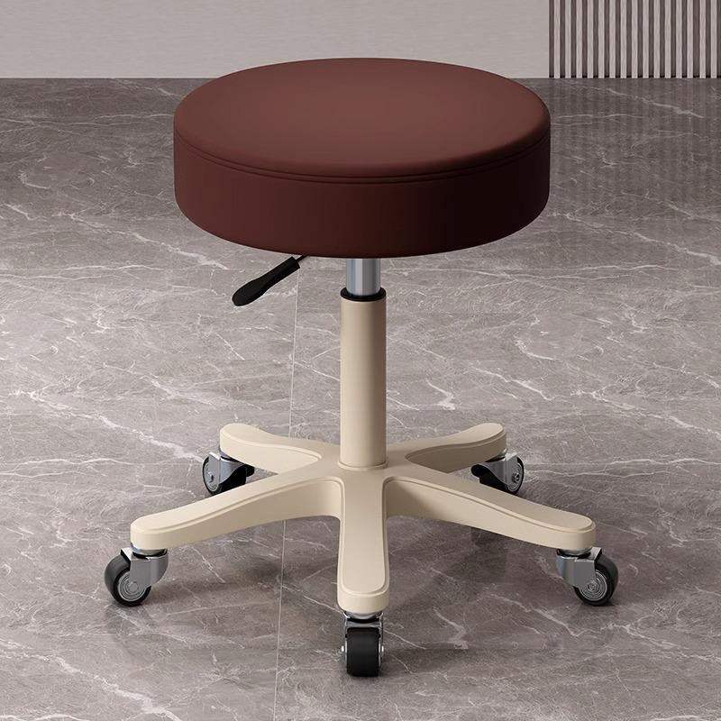 Beauty Salon Swivel Stool: Hairdresser, Nail Technician, Makeup Artist, Barber Wheeled Chair