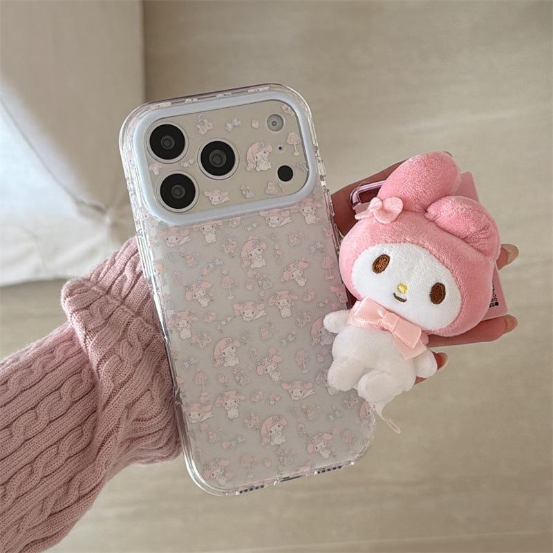 

Pink Floral Rabbit iPhone Case for iPhone 17/16 Pro Max/15 - Women s Spring Style iPhone 15