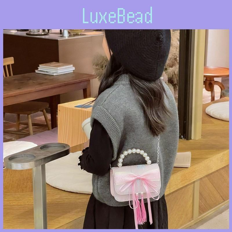 And Versatile Elegant Childrens Handbag With Chic Chain Detail And Charming Scenery Print