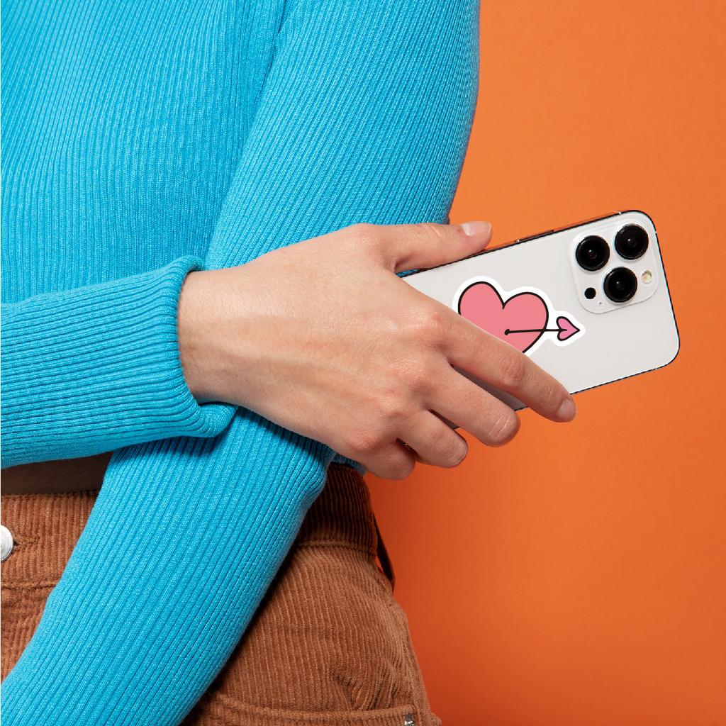 100PCS Colorful  Love Hearts Stickers For Decoration Planner Phone Case Scrapbook Journals Decoration Suitcase Helmet Stickers