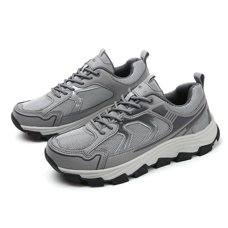 Fashion New Men Hiking Shoes Outdoor Casual Lightweight Breathable Sneakers Male Cushioning Non-Slip Vintage Sports Shoes Size 47