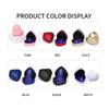 Heart LED Light Ring Box, Velvet Jewelry Display Gift Storage Case Wedding Engagement Proposal Anniversary Boxes