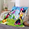 Mickey und Minnie Cartoon-Decke, Kurzer Plüsch Niedliche Warme Decke, Wohnzimmer Heimdekoration Sofa Vier Jahreszeiten Reise