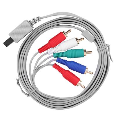 High Definition AV Audio Video Adapter HDTV Component Cable Wire For Wii U Gaming System