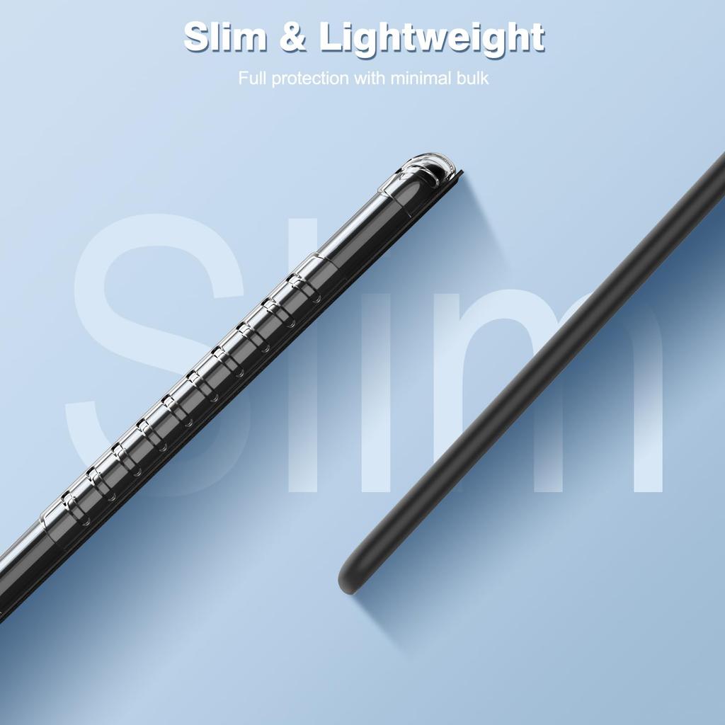 Fintie Clear Case for Kindle Paperwhite Signature Edition 2024 Case with Protective Transparent Back Lightweight and with Auto Function