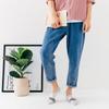 Men's Low-Cut Invisible Socks - Breathable, Non-Slip Cotton for Spring & Summer
