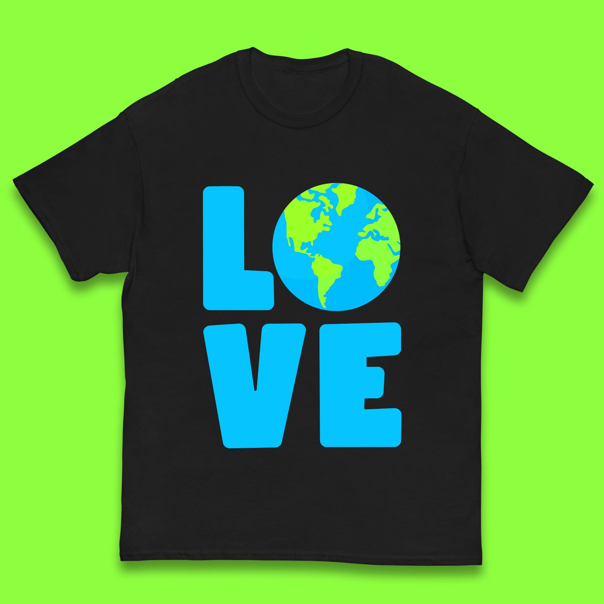 Love Earth Day Environmental Climate Change Save The Planet Kids T Shirt 110
