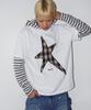 TRAVEL Check Star Short Sleeve T-Shirt White