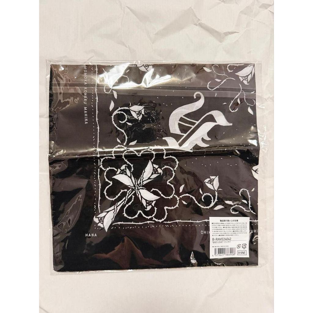 Used HANA BAD LOVE bandana black unopened new unused