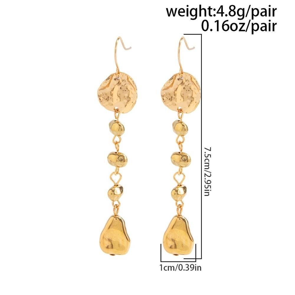 Bohemian Geometric Earrings Irregular Tassel Earrings Multi-Layer Earrings  Women Jewelry