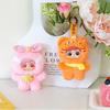 Cute Colorful Mini Vinyl Face Doll Keychain Plush Toy Bag Pendant Birthday Gift