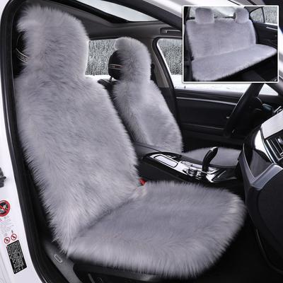 Sitzbezüge, Elegantes Design, Vollständige Größe, Autositzauflage, Weiche Langwolle, Warme Sitzkissenbezüge, Winterschutz, Universelle Passform für Autos, Fahrersitz, Büro