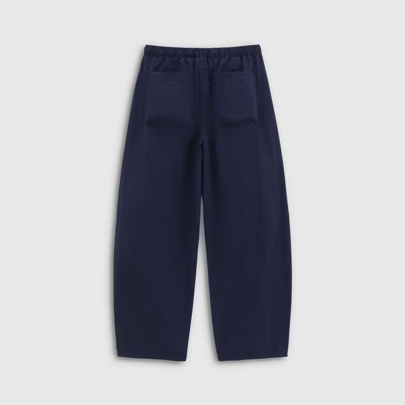 GAP Women's 2026 Spring Loose Washed Mid-Waist Curved Leg Pants