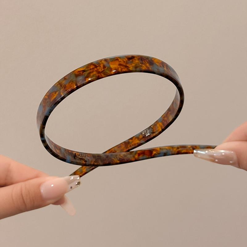 Multipurpose Acetate Hairband Simple High Crowns Headbands Multi Functional Hair Accessory For Fashionable Style 2025